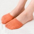 Half Socks - Toe Socks - Hidden Socks in Burnt Orange