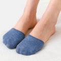 Half Socks - Toe Socks - Hidden Socks in Blue