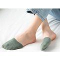 Half Socks - Toe Socks - Hidden Socks in Khaki Green