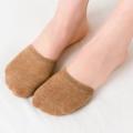 Half Socks - Toe Socks - Hidden Socks in Brown