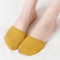 Half Socks - Toe Socks - Hidden Socks in Mustard Yellow