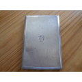 Solid silver cigarette case
