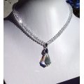 **Genuine Swarovski Crystal Pendant Necklace - Absolutely Stunning**