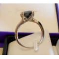 **NEW YEAR SPECIAL**Certified 1.25ct Genuine Black Diamond Classic Solitaire Ring**