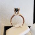 REDUCED**1.75ct Genuine Black Diamond Classic Solitaire Ring - FREE Certificate**