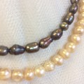 Genuine Pearl Necklace - Double Strand - Beautiful