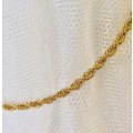 STOCK CLEARANCE! 9ct Gold Prince of Wales/Rope Chain - 10.8g