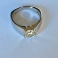 1.20ct Moissanite Solitaire Ring - Beautiful!