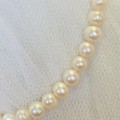 GENUINE CULTURED PEARL NECKLACE WITH ATTACHABLE BRACELET - SO CLASSIC