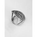 STOCK CLEARANCE! Huge Sterling Silver Ring - 12.4g - Please read description
