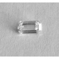 STOCK CLEARANCE SALE! 1.20ct White Emerald Cut Moissanite - Stunning!