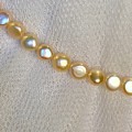 SALE! Genuine Pearl and Green Aventurine Necklace - Unique!