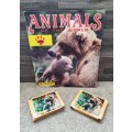 1990 Panini Animals of the World sticker album & stickers