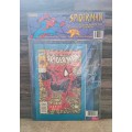 1995 Panini Marvel`s Spiderman Sticker Album/Comic Book Combo