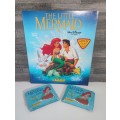 Vintage 1990 Panini Disney`s Little Mermaid Sticker Album & Collectible Stickers