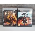 Playstation 3 Games Jericho and Devil May Cry