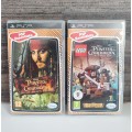 PSP Games Pirates of the Caribbean and Lego Pirates of the Caribbean