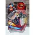 2013 Mattel Man of Steel Superman with Motorcycle