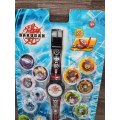 Bakugan LCD Watch with Interchangeable Dials