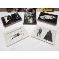 Vintage 1996 Panini Star Wars Sticker Album & Collectible Stickers