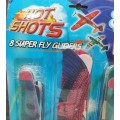 Vintage Hot Shots (8 pack foam fly gliders)