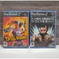 Playstation 2 Games - Total Overdose and X Men Origins Wolverine