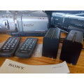 Sony 3x Video Camera Bundle