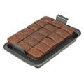 Non-Stick Brownie Pan Tin With Dividers,Heavy-Duty Divided Brownie Tray,18-Cavity Brownie pan