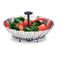 Multifunctional Vegetable steamer/Progressive stainless steel in-pot steamer basket/Folder steamer
