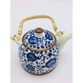 Chinese Tea Pot Tea pot/Chinese style tea pot/Flower design tea pot/Ceramic tea pot--750ml #3