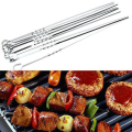 12pc Stainless Steel BBQ UTENSIL Skewers Barbeque Kabob Needle Fork