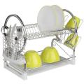 2 layer Dish Rack Kitchen Collection Shelf Drainer Stainless Steel dish rack Two-tier dish rack