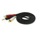 2RCA CABLE TO 1 AUX 1.5M