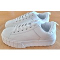 Platform Sneakers - White