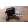 Canon EOS 500 Camera with 2 Lenses and  filters
