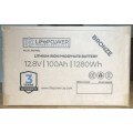 LiFePOWER LifePo4 (LFP) LITHIUM IRON PHOSPHATE BATTERY 12V (12.8V) | 100Ah | 1280Wh