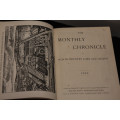 OLD BOOK of 1888 .... Very Good Condition No Loose Pages. The Monthly Chronicle