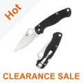 Spyderco ParaMilitary 2, G-10 Handles + Plain Edge [C81GP2] - CLEARANCE SALE