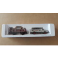 Marklin 48003 HO Gauge `Carl Stahl` Freight Wagon loaded with rope drum, with Bussing truck
