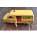 Dinky Ford transit Van Motorway services