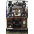 Victorian  Mahogany sideboard/Display cabinet