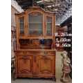 Louis XV Oak Cabinet/ Display cabinet