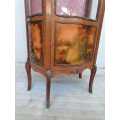 1930`s French Louis XV Style Vernis Martin Curio cabinet
