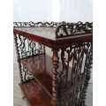 Victorian Rosewood three tier whatnot with beautiful fretwork