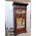 Beautiful  19th Century Walnut Gothic and Renaissance Armoire