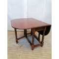 Oak Drop Side Leave Table. Circa 1890 Fully restored