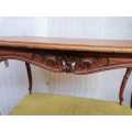 Oak Louis XV style coffee table with high quality carve work