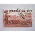PAPUA NEW GUINEA - 1952 DEFIN ISSUE - 2s6d PURPLE - UNH