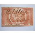 ORANGE FREE STATE - 1878-82 REVENUE - 3/- CHESTNUT - FISCALLY USED - NH