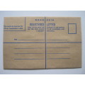 RHODESIA - UNSERVICED REGISTERED LETTER -BUFF